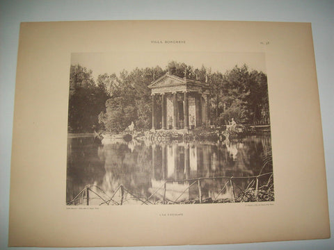 Lamina 1158: VILLA BORGHESE. LILE DESCULAPE
