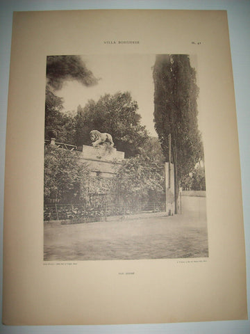 Lamina 1161: VILLA BORGHESE. MUR DECORE