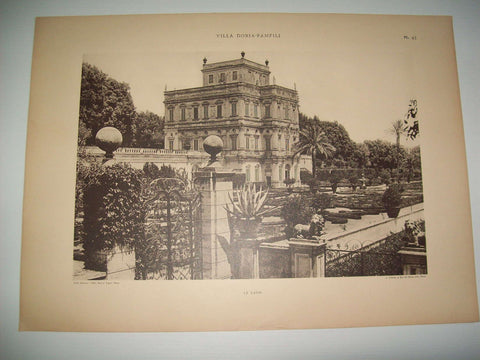 Lamina 1165: VILLA DORIA-PAMFILI. LE CASIN