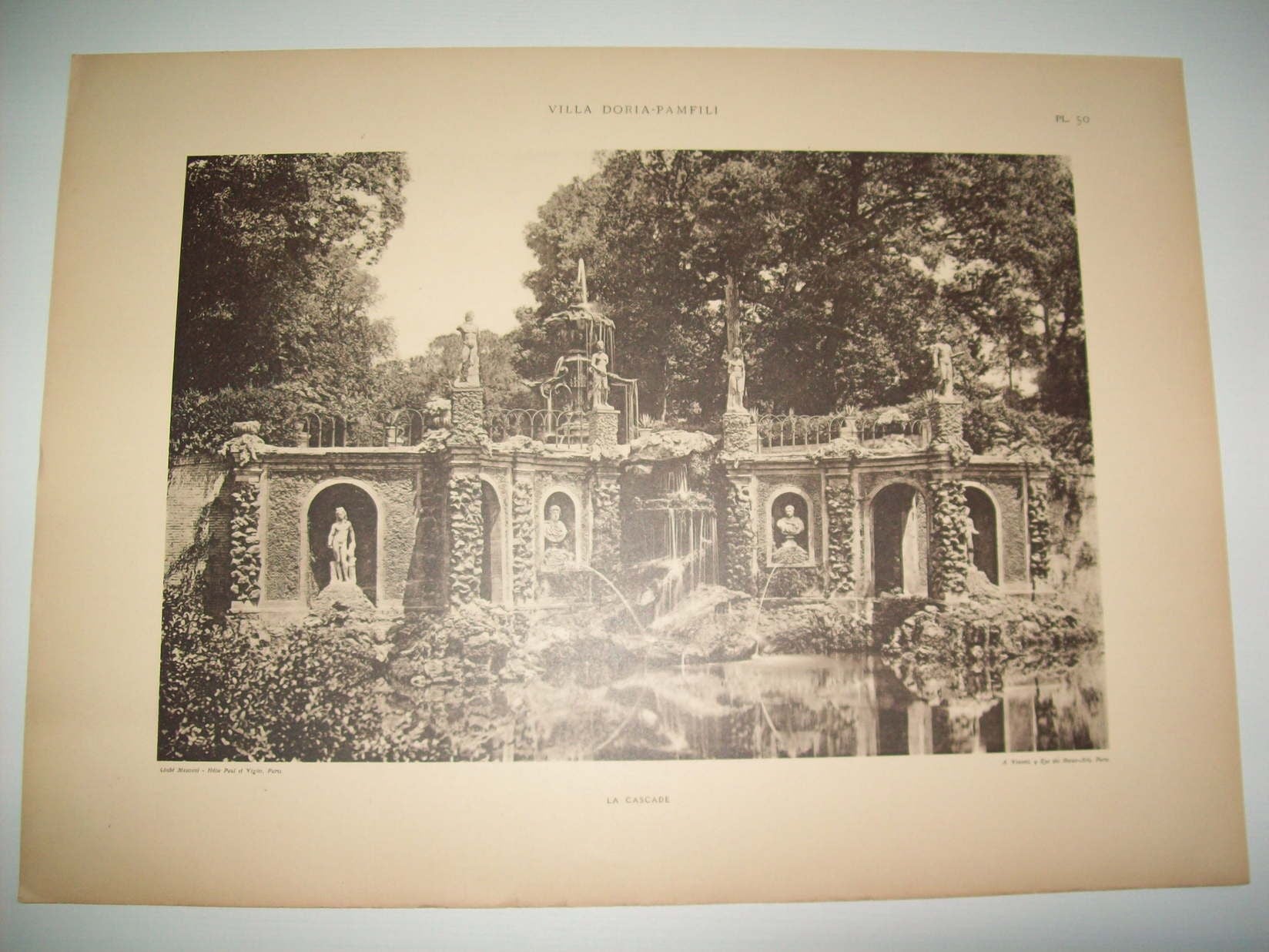 Lamina 1170: VILLA DORIA-PAMFILI. LA CASCADE