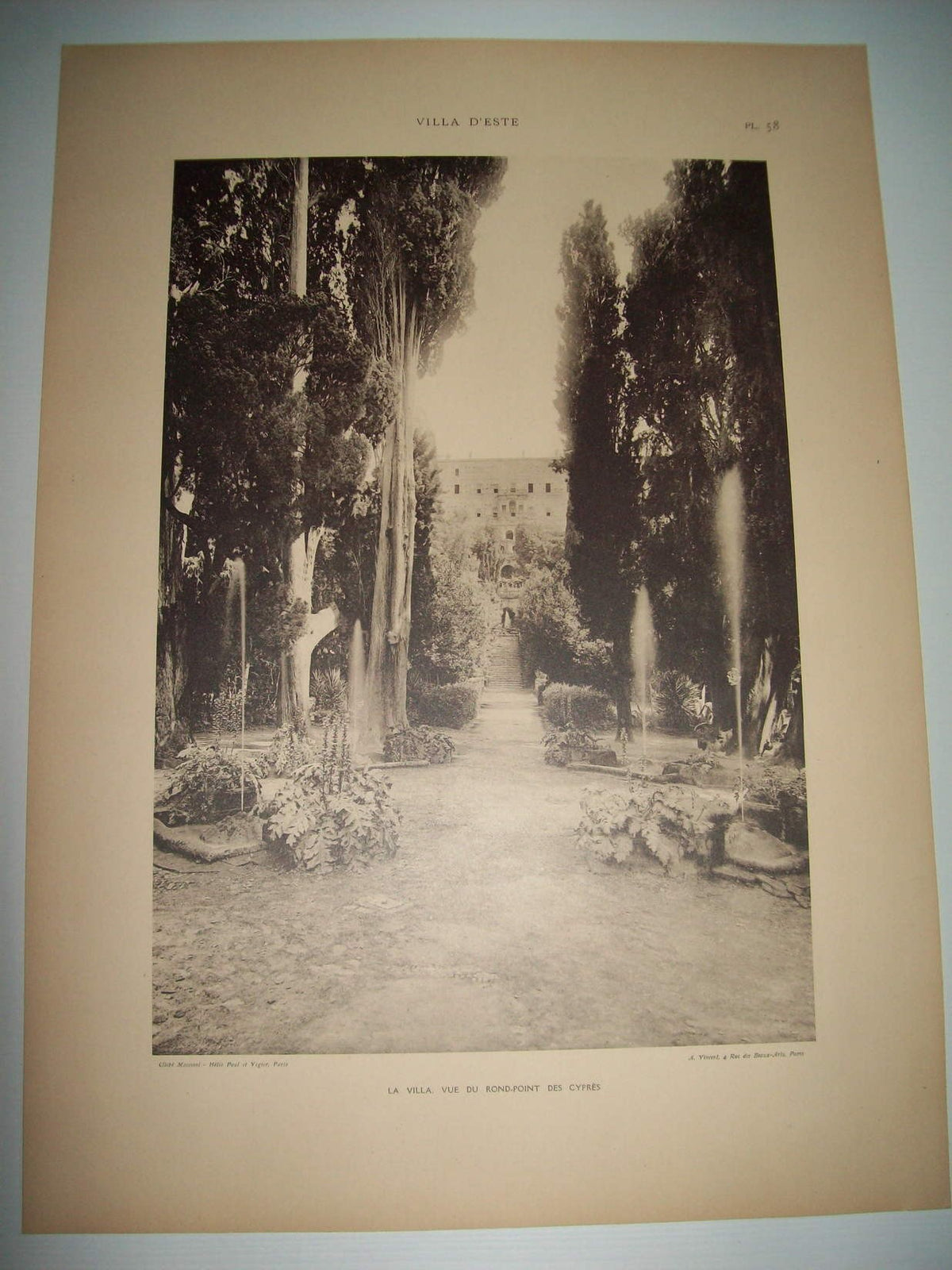 Lamina 1178: VILLA DESTE (TIVOLI). LA VILLA