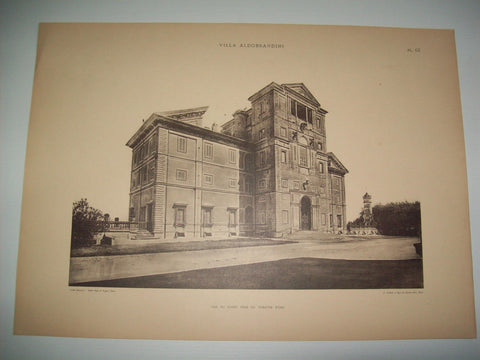 Lamina 1188: VILLA ALDOBRANDINI (FRASCATI). VUE DU CASIN
