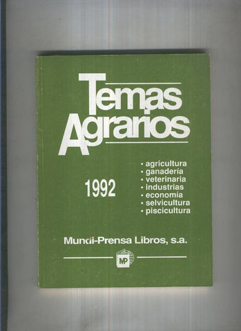 Temas agrarios 1992