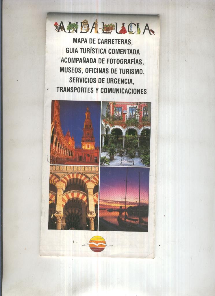 Andalucia. Mapa de carreteras
