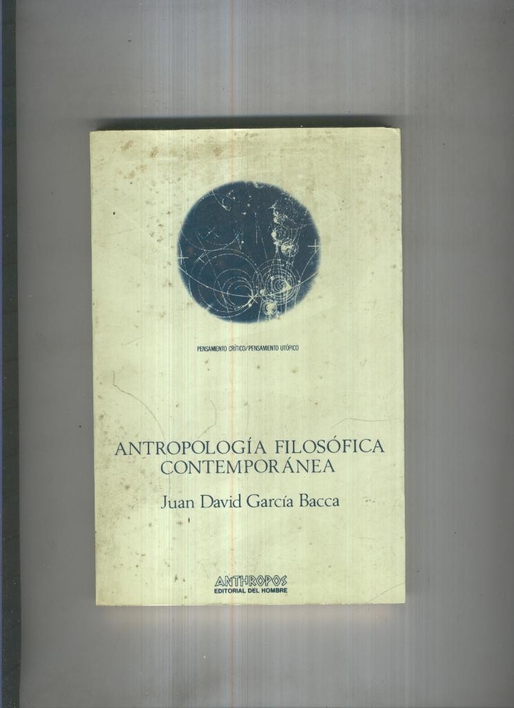Antropologia filosofica contemporanea