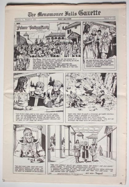 The Menomonee Falls Gazette Vol.03 No.123 - First Section (1974)