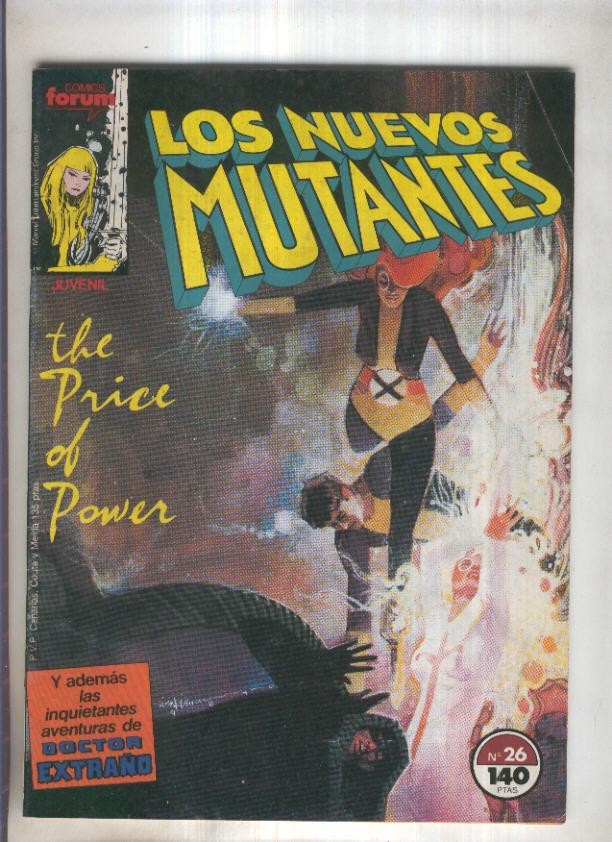 Los Nuevos Mutantes numero 26: Lo unico a temer