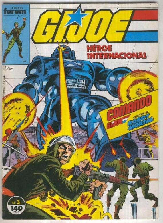 G.I.Joe (comando Gijoe) numero 03: Gambito el troyano