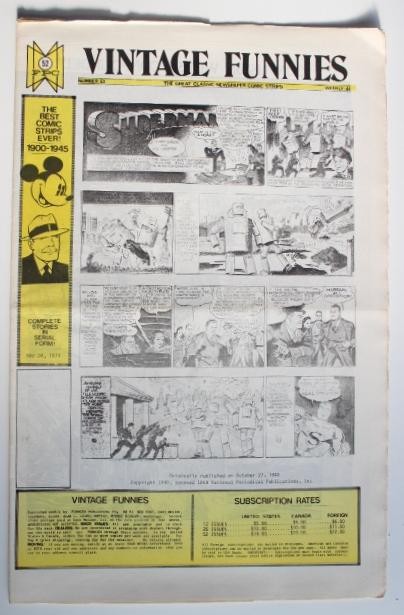 VINTAGE FUNNIES No.052 - The Great Classic Newspaper Comic Strips (1974)