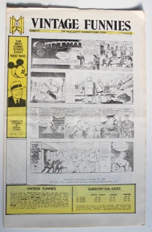 VINTAGE FUNNIES No.052 - The Great Classic Newspaper Comic Strips (1974)