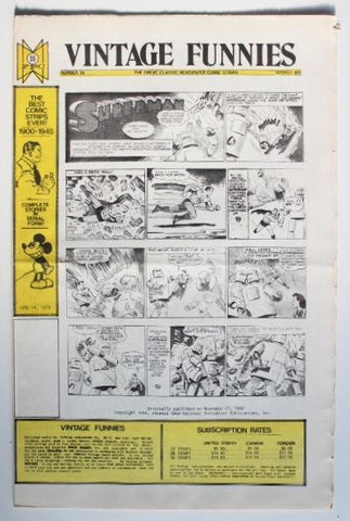 VINTAGE FUNNIES No.055 - The Great Classic Newspaper Comic Strips (1974)