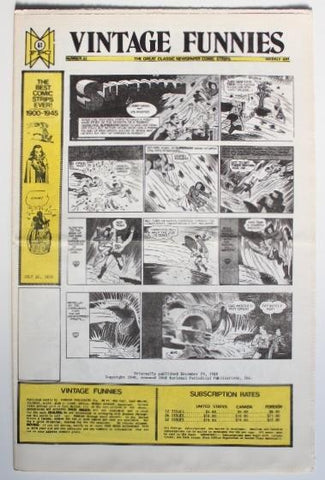 VINTAGE FUNNIES No.061 - The Great Classic Newspaper Comic Strips (1974)