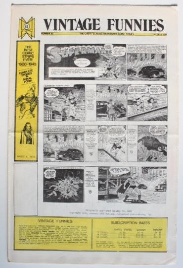 VINTAGE FUNNIES No.063 - The Great Classic Newspaper Comic Strips (1974)