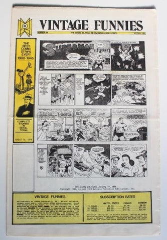 VINTAGE FUNNIES No.064 - The Great Classic Newspaper Comic Strips (1974)
