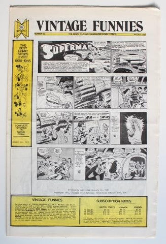 VINTAGE FUNNIES No.065 - The Great Classic Newspaper Comic Strips (1974)