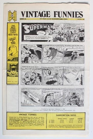 VINTAGE FUNNIES No.066 - The Great Classic Newspaper Comic Strips (1974)