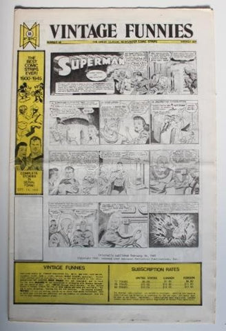 VINTAGE FUNNIES No.068 - The Great Classic Newspaper Comic Strips (1974)