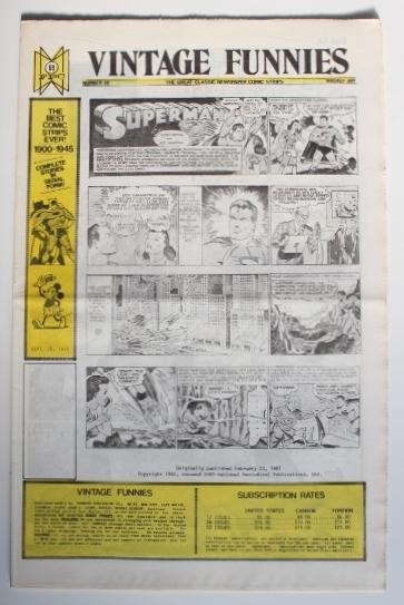 VINTAGE FUNNIES No.069 - The Great Classic Newspaper Comic Strips (1974)