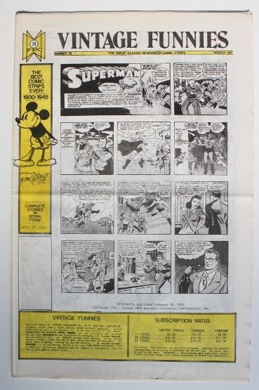 VINTAGE FUNNIES No.070 - The Great Classic Newspaper Comic Strips (1974)