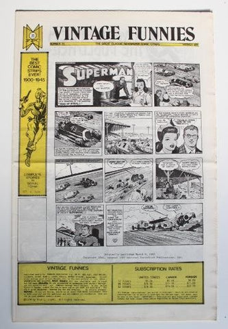 VINTAGE FUNNIES No.071 - The Great Classic Newspaper Comic Strips (1974)