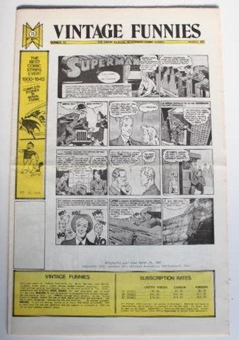 VINTAGE FUNNIES No.073 - The Great Classic Newspaper Comic Strips (1974)