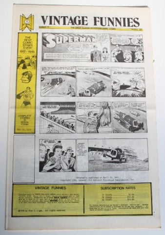 VINTAGE FUNNIES No.077 - The Great Classic Newspaper Comic Strips (1974)