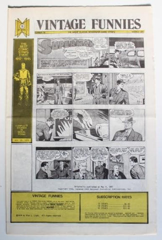 VINTAGE FUNNIES No.079 - The Great Classic Newspaper Comic Strips (1974)