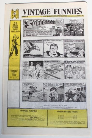 VINTAGE FUNNIES No.080 - The Great Classic Newspaper Comic Strips (1974)