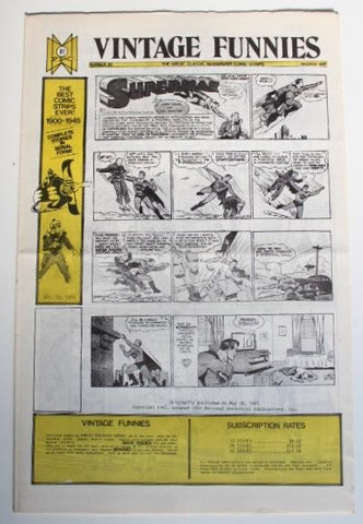 VINTAGE FUNNIES No.081 - The Great Classic Newspaper Comic Strips (1974)