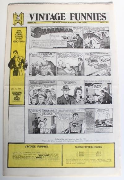 VINTAGE FUNNIES No.084 - The Great Classic Newspaper Comic Strips (1975)