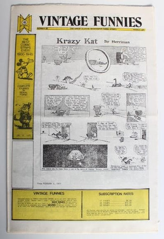 VINTAGE FUNNIES No.088 - The Great Classic Newspaper Comic Strips (1975)