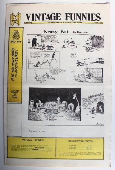 VINTAGE FUNNIES No.090 - The Great Classic Newspaper Comic Strips (1975)