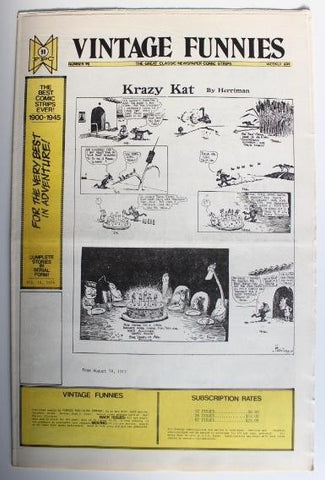VINTAGE FUNNIES No.090 - The Great Classic Newspaper Comic Strips (1975)
