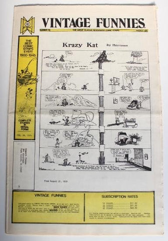 VINTAGE FUNNIES No.092 - The Great Classic Newspaper Comic Strips (1975)