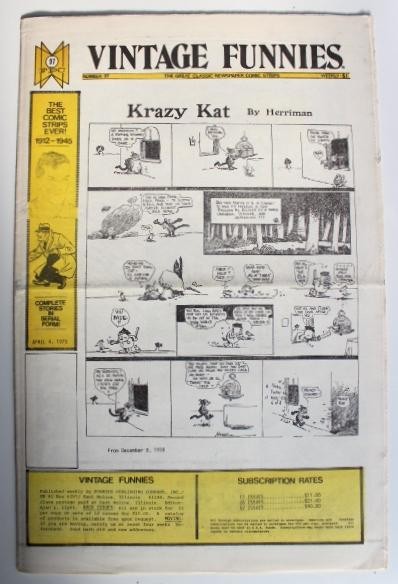 VINTAGE FUNNIES No.097 - The Great Classic Newspaper Comic Strips (1975)