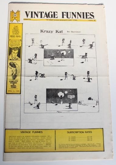 VINTAGE FUNNIES No.098 - The Great Classic Newspaper Comic Strips (1975)