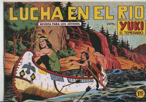 Yuki el temerario facsimil numero 011: Lucha en el rio