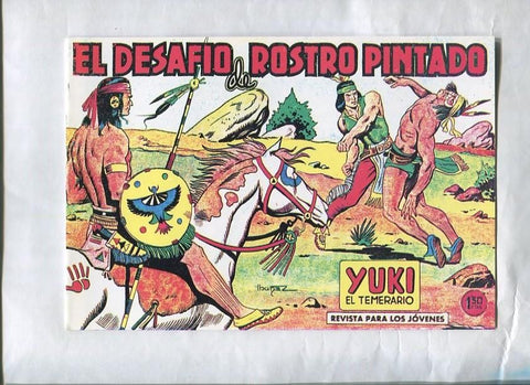 Yuki el temerario facsimil numero 029: El desafio de Rostro Pintado