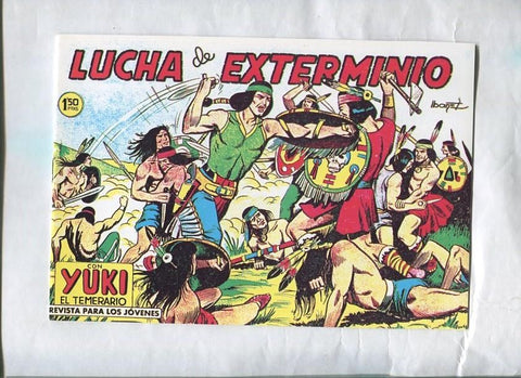 Yuki el temerario facsimil numero 048: Lucha de exterminio