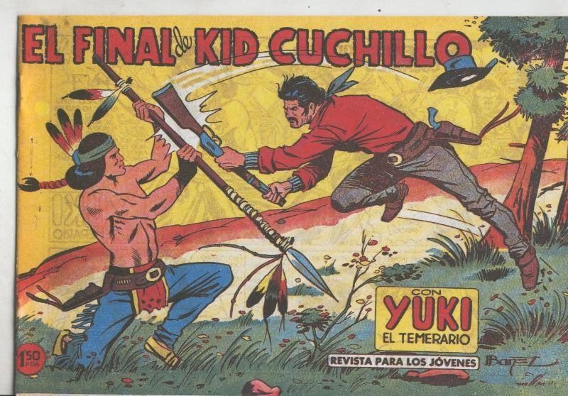 Yuki el temerario facsimil numero 062: El final de Kid cuchillo