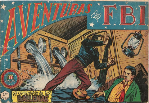 Aventuras del FBI original numero 056: El cementerio de las ballenas (numerado 1 en trasera)