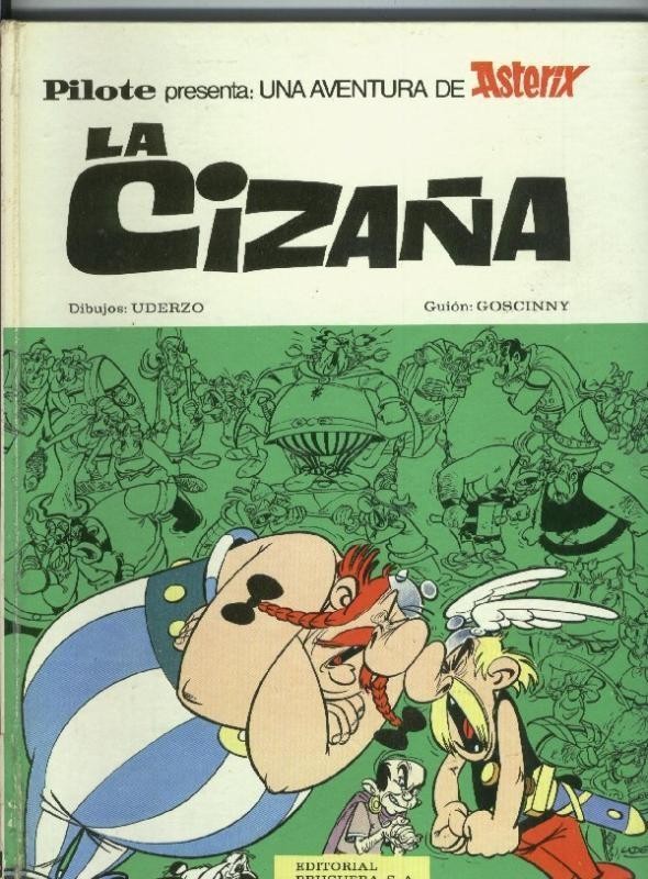 Pilote presenta Asterix: La Cizaña (numerado 2 en interior cubierta)