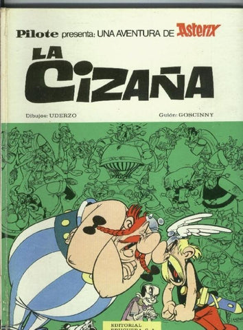 Pilote presenta Asterix: La Cizaña (numerado 2 en interior cubierta)