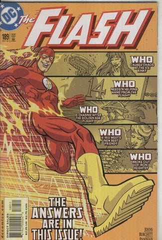 The Flash numero 189 (cubierta algo estropeada parte superior)