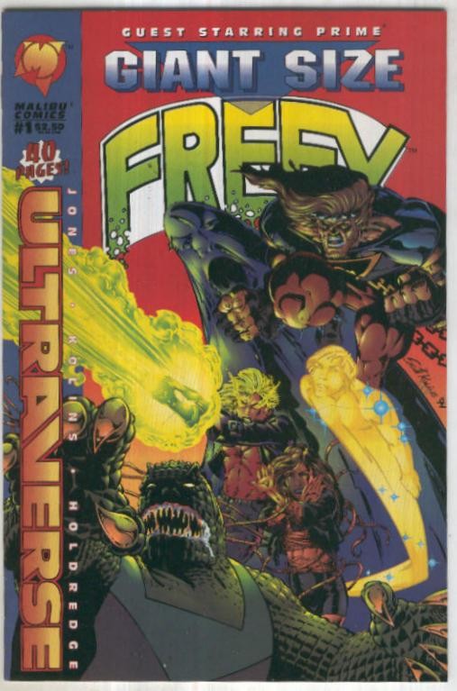 FREEX: GIANT SIZE - Vol.1 No.01: Destiny Trail Part 1 (Ultraverse Malibu)