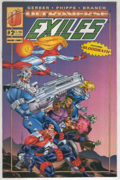 EXILES, Vol.1 No.02: Fugitives (Ultraverse 1993)