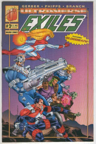 EXILES, Vol.1 No.02: Fugitives (Ultraverse 1993)