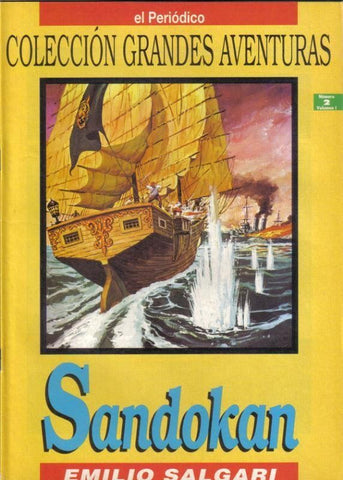 Grandes Aventuras volumen 1 numero 02:  Sandokan