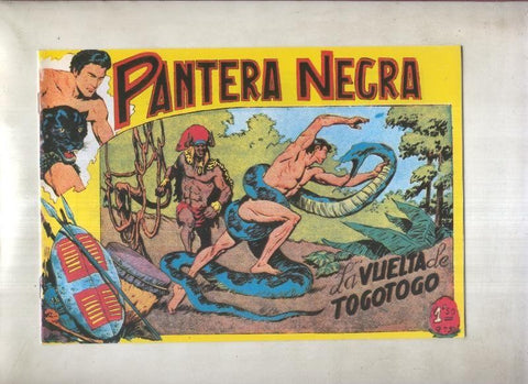 Pantera Negra, facsimil numero 40: La vuelta de Togotogo (numerado 2 en trasera)