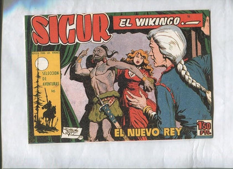 Facsimil: Sigur el vikingo numero 16: El nuevo rey